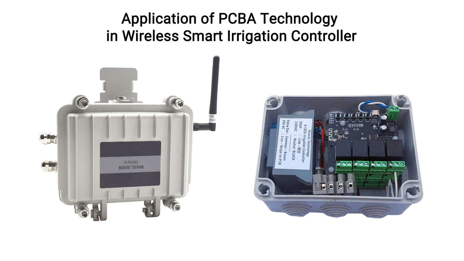 The core control module of the wireless smart irrigation controller ...