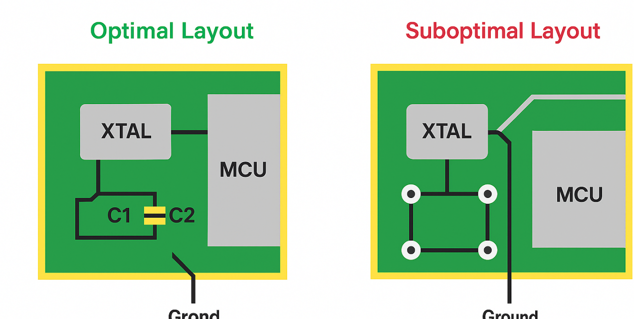 How to Lay Out a Crystal Oscillator on a PCB