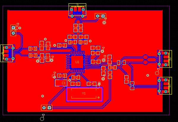 High frequency IoT PCB prototype