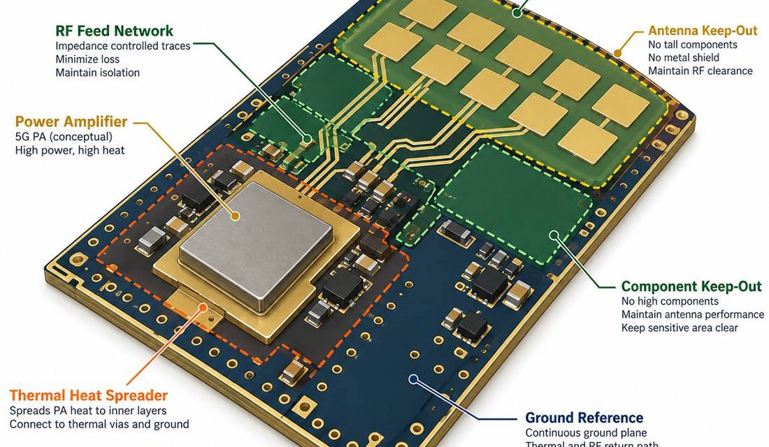 5G antenna PCB Thermal Path: 5 Release Checks
