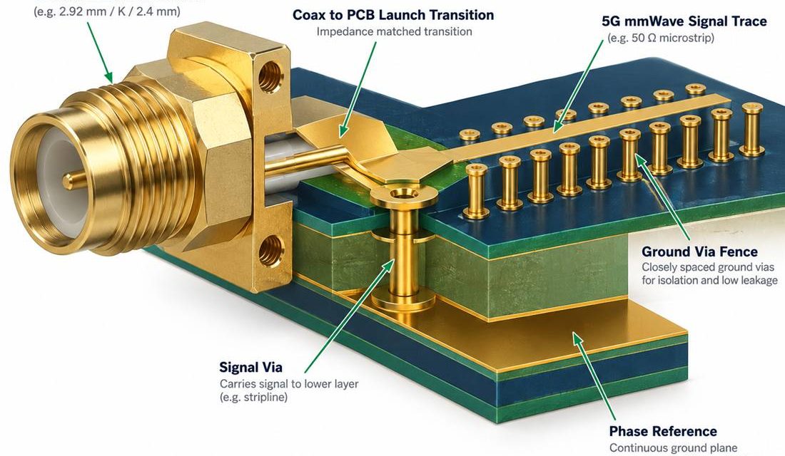 5G mmWave PCB Via Launch: 5 Transition Checks