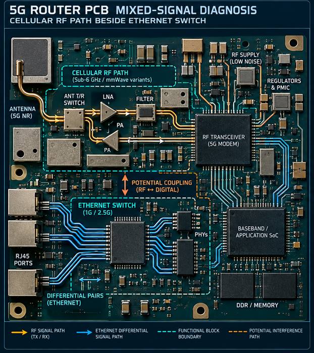 5G router PCB
