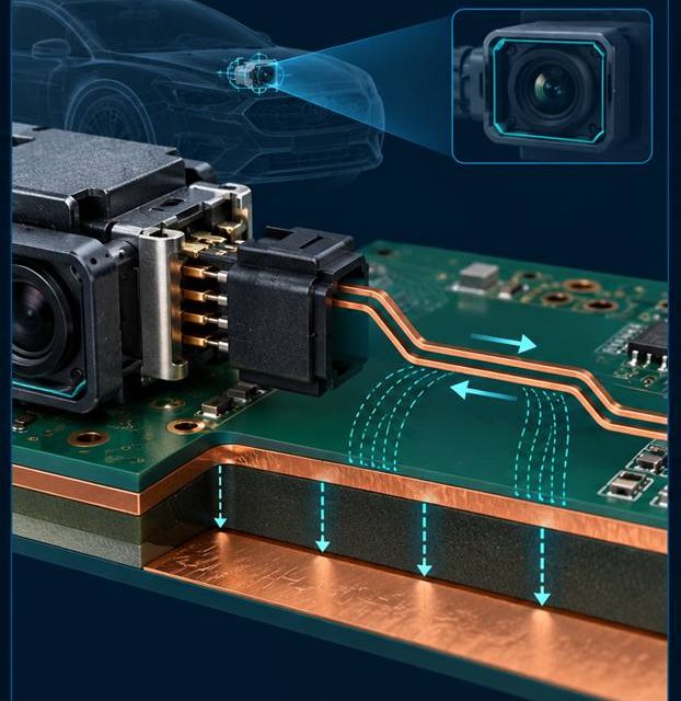 Keeping High-Speed Sensor Links Quiet Through an ADAS PCB Connector Transition