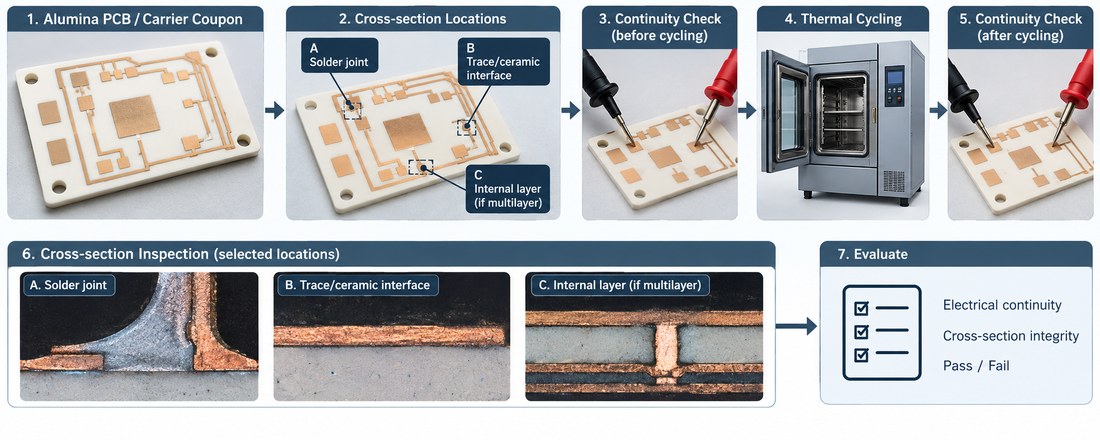 Alumina Pcb Cycle Inspection Alumina PCB