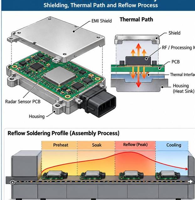 Protecting RF Geometry During Automotive Radar PCB Assembly
