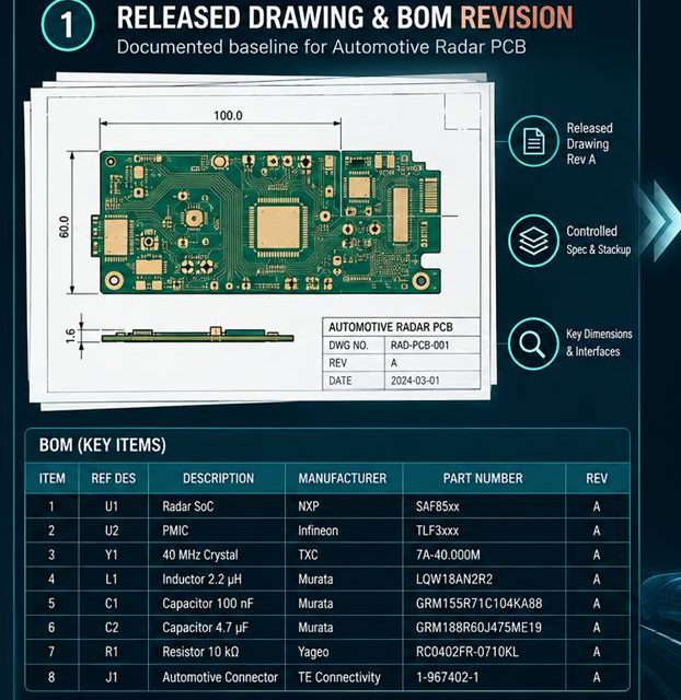 The Change-Control File Behind a Production-Ready Automotive Radar PCB