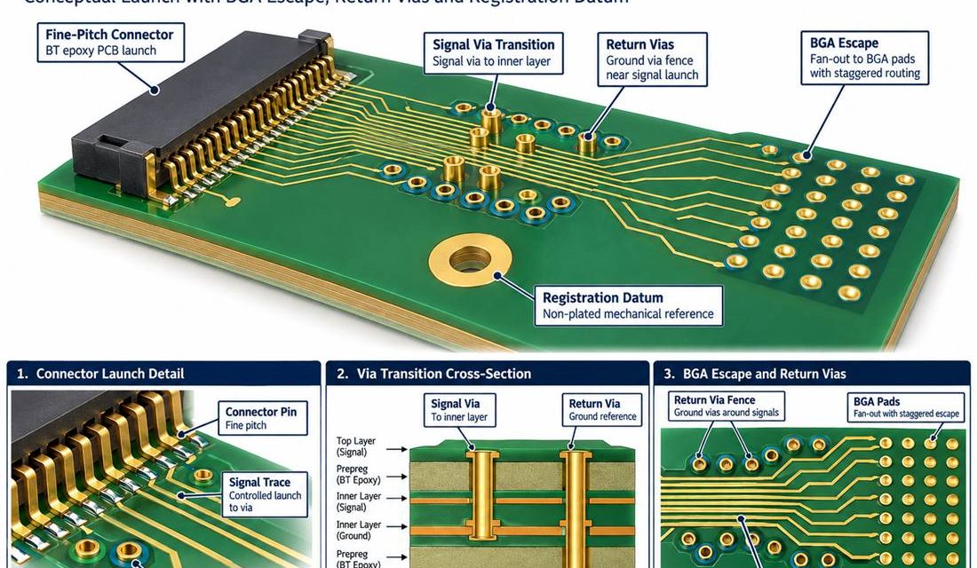 BT Epoxy PCB Via Launch: 5 Transition Checks