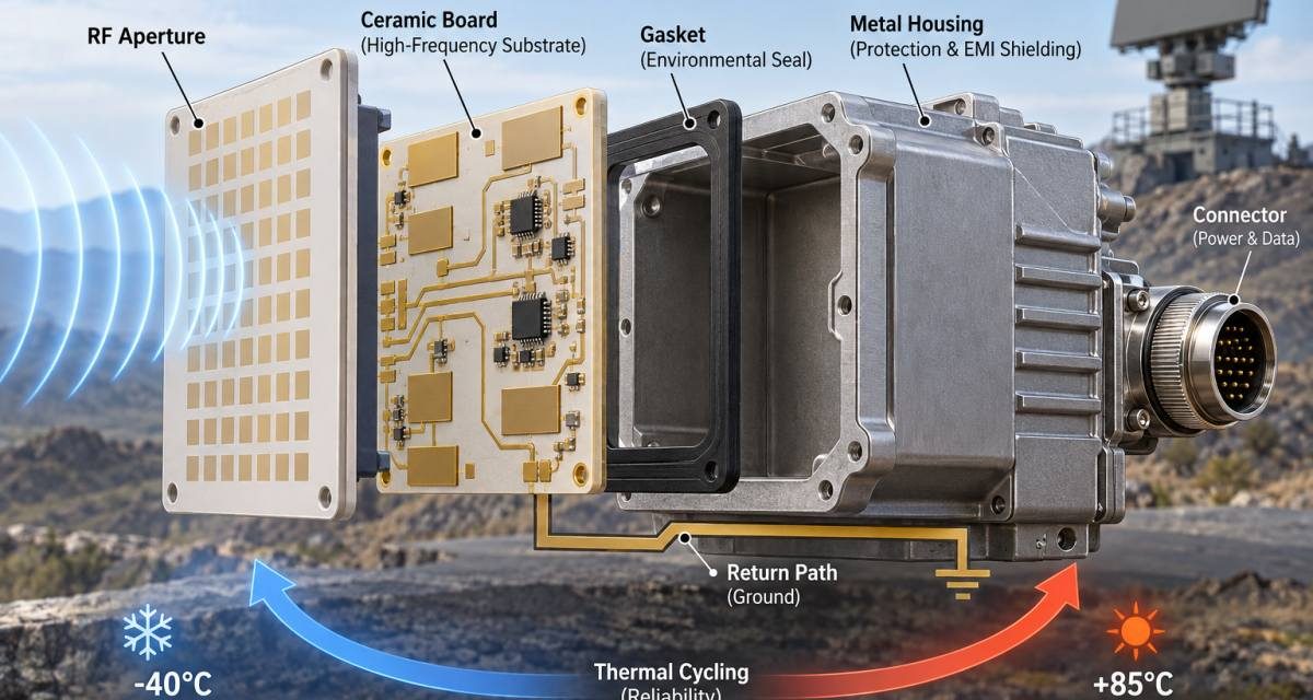 Ceramic PCB CTE and Moisture Decisions for Outdoor Radar and Sensor Modules