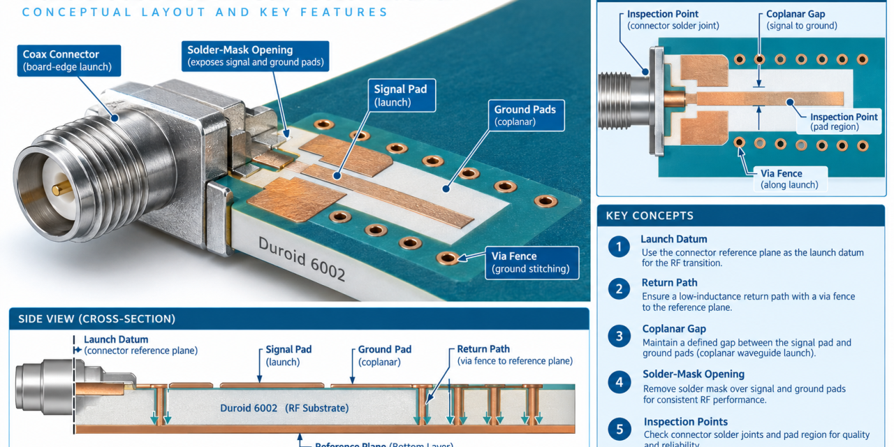 Duroid 6002 PCB Connector Launch: 7 Critical Controls for Reliable RF Assembly