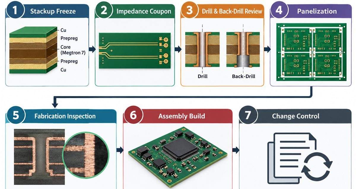 Megtron 7 PCB DFM Release: Panelization, Coupons, and ECO Control Before Volume Build