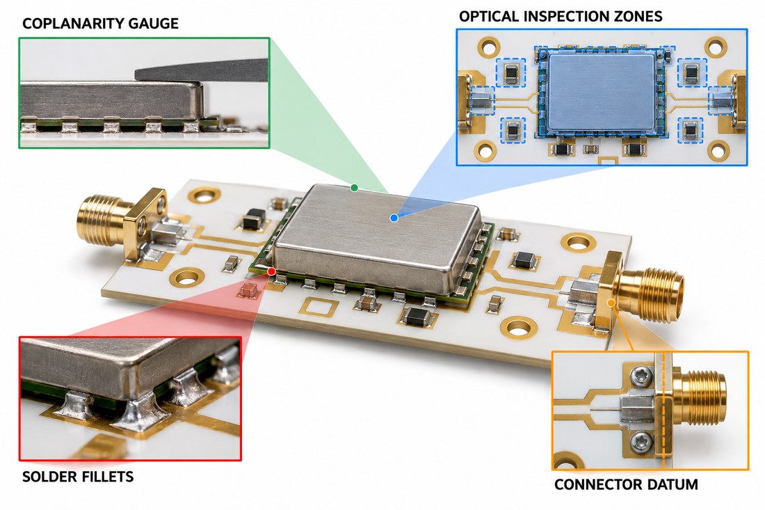 Ptfe Pcb Inspection Coplanarity PTFE PCB