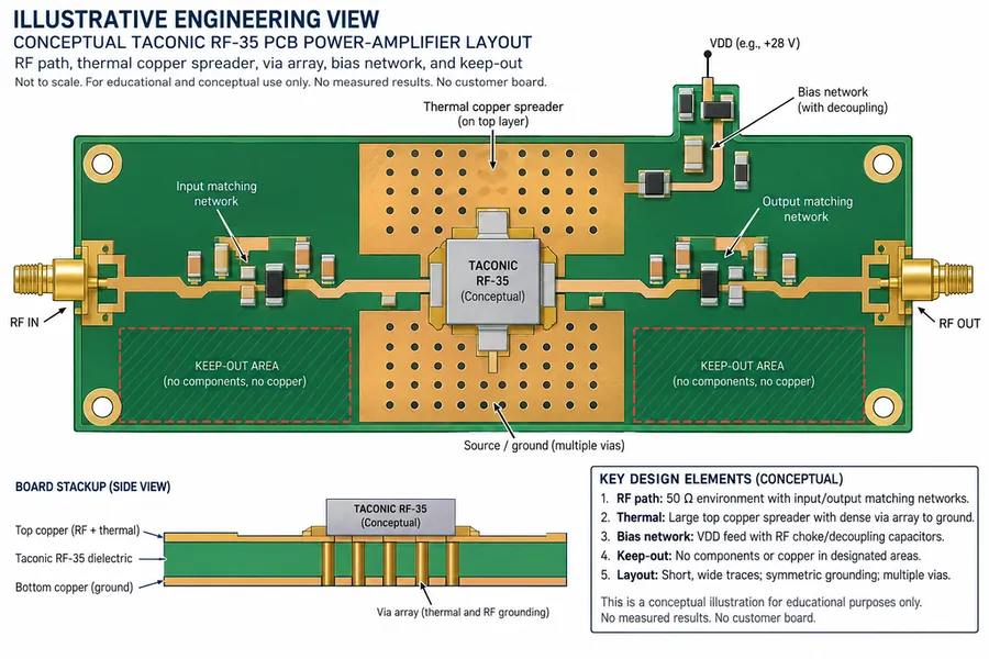 Taconic RF-35 PCB