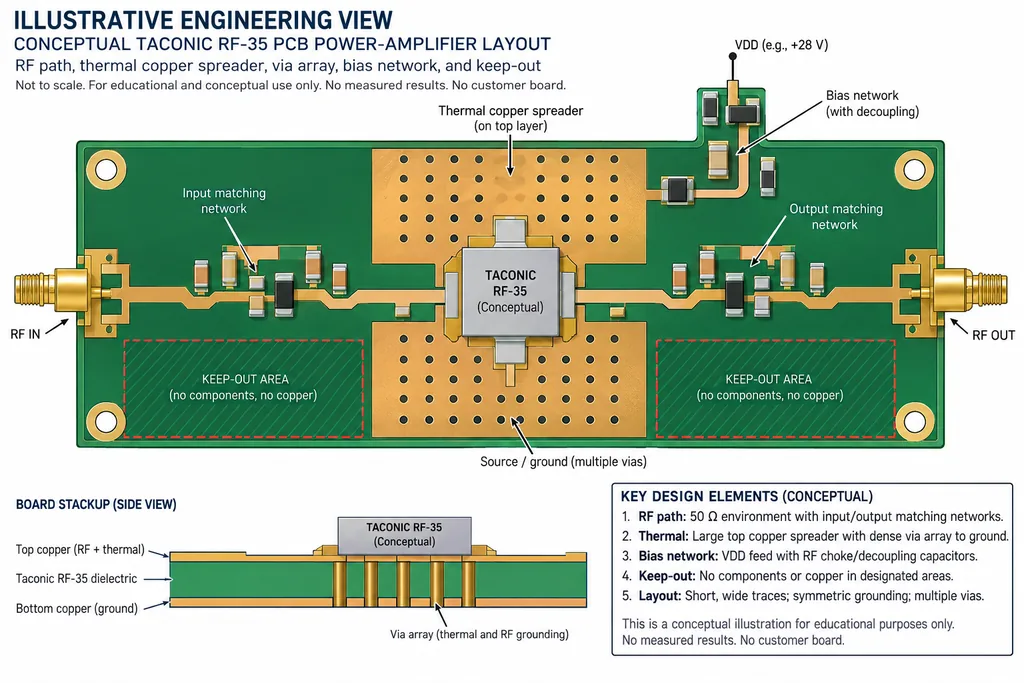 Taconic RF-35 PCB