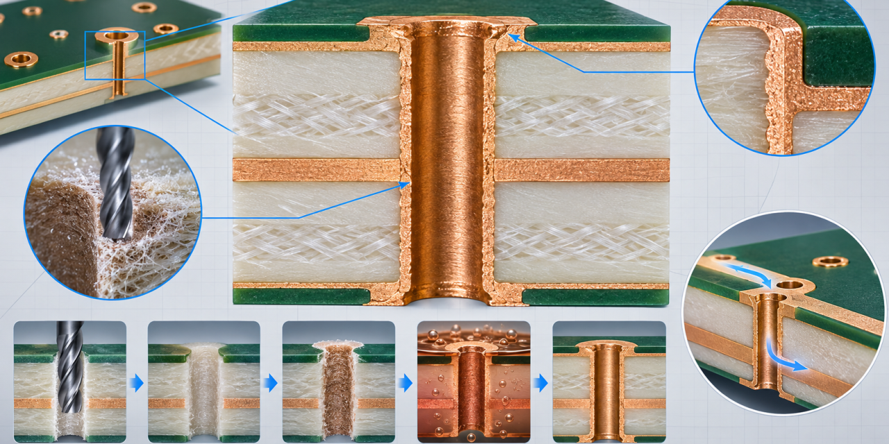RO5880 PCB Drilling and Plating: Preventing PTFE Via Reliability Failures