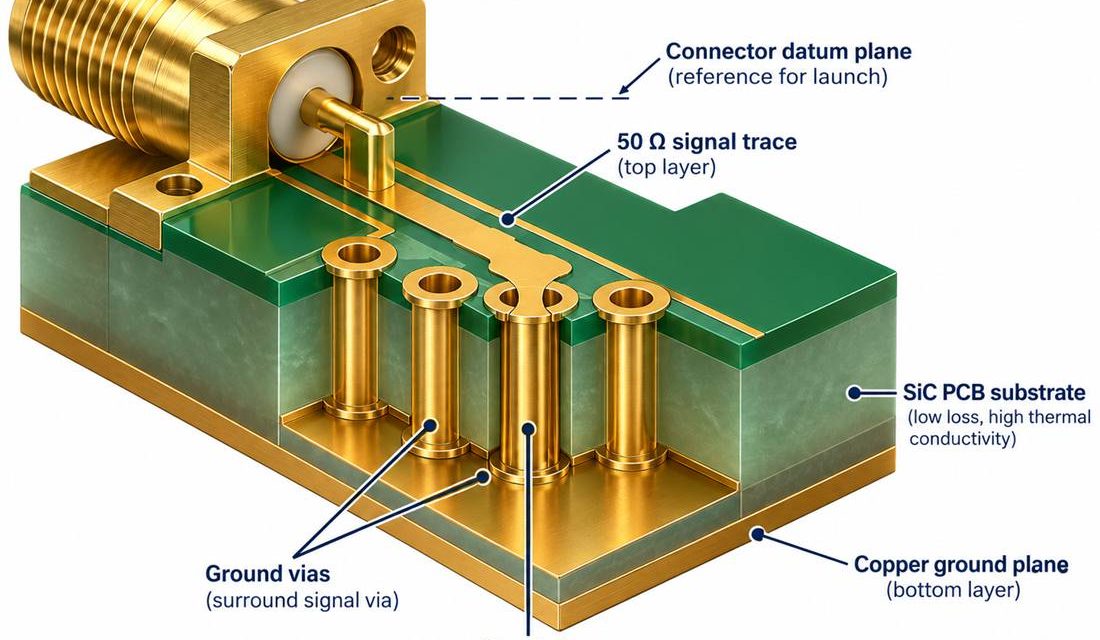 SiC PCB Via Launch: 5 Transition Checks