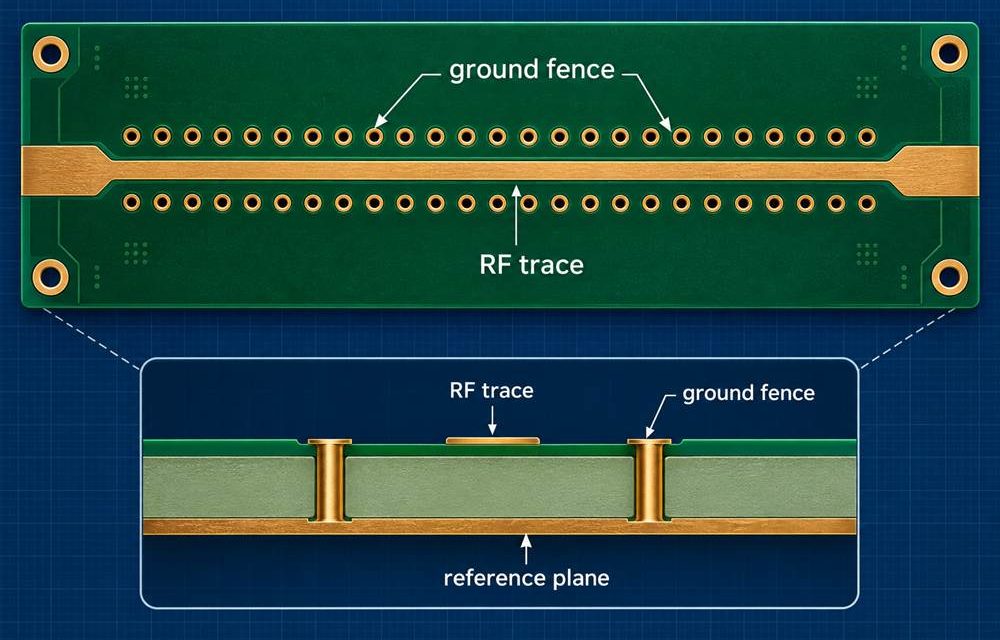 Taconic TLY-5 PCB Via-Fence Design: Containing Coupling Around RF Modules