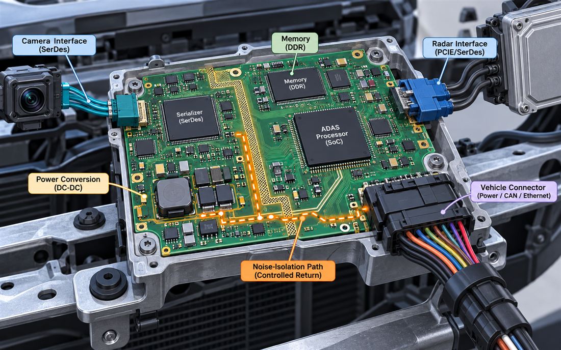 ADAS Sensor PCB