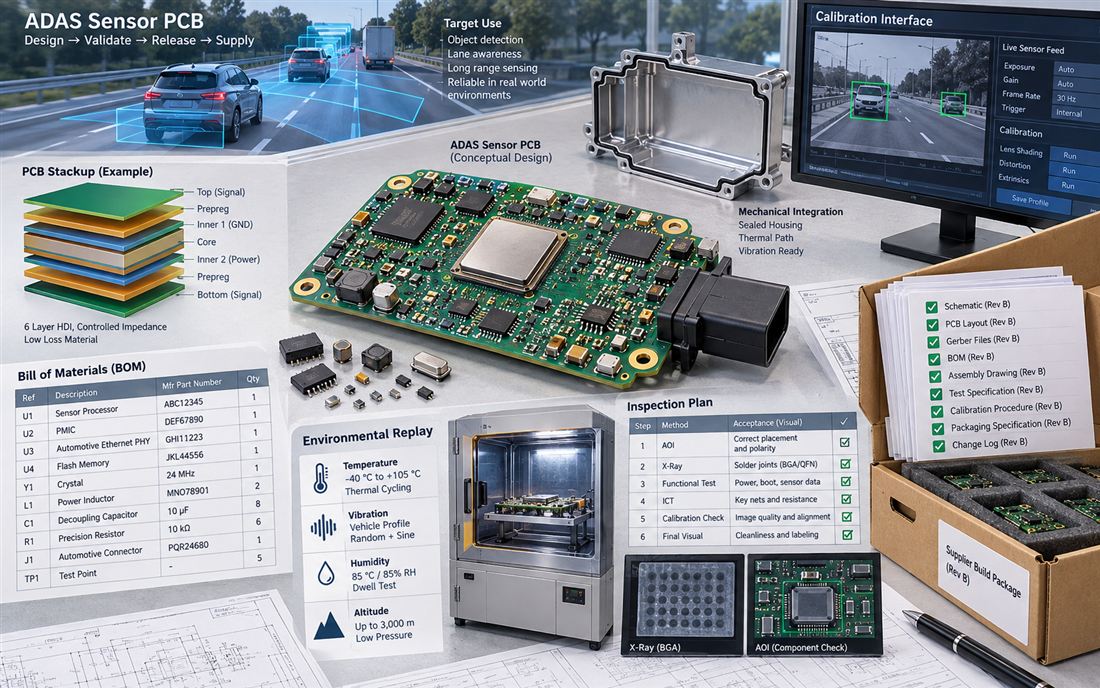 ADAS Sensor PCB