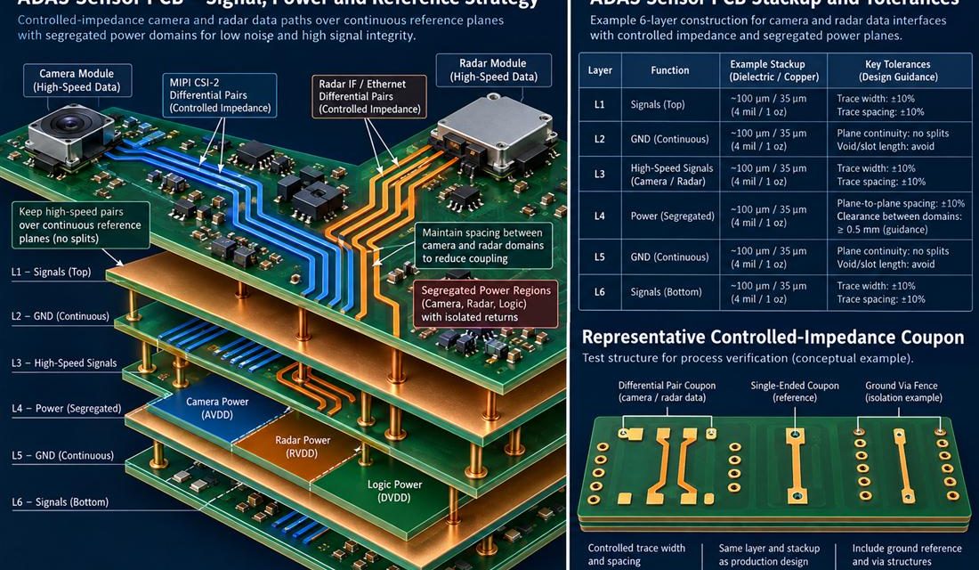 A Stackup Release Method for High-Speed ADAS Sensor PCB Links