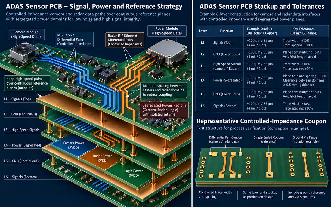 ADAS Sensor PCB