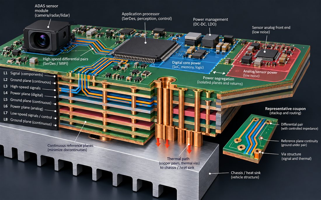 ADAS Sensor PCB