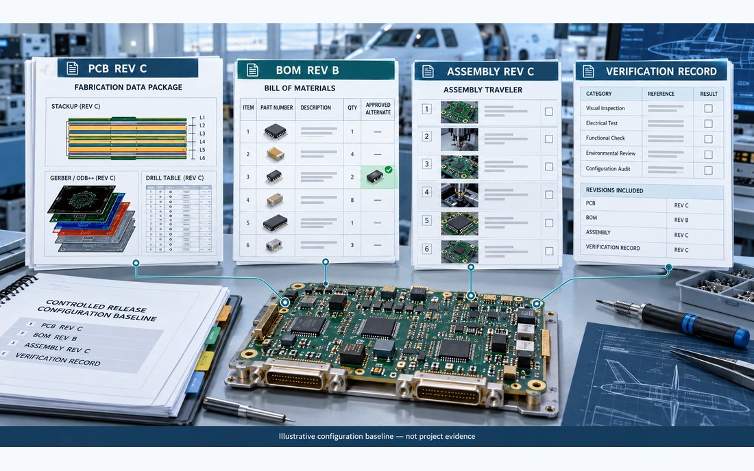 Aerospace board revision baseline Aerospace PCB