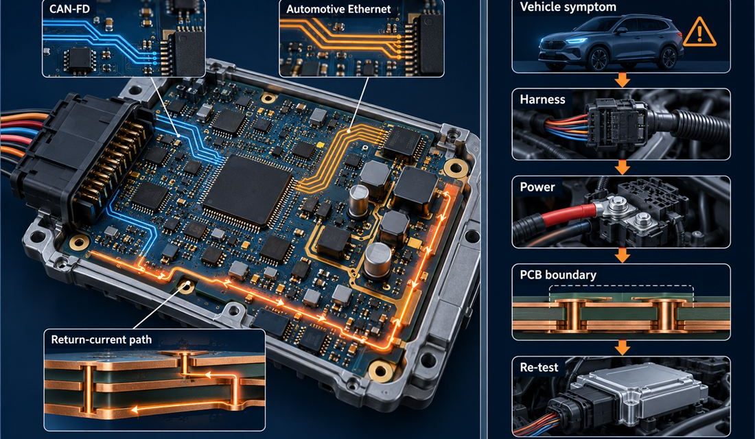 When an Automotive Electronics PCB Fails Only in the Vehicle: A Root-Cause Workflow