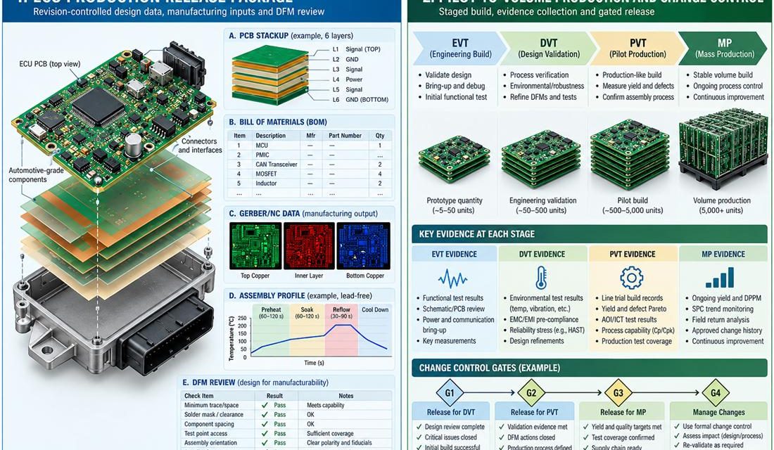 From Prototype Learning to a Controlled Automotive Electronics PCB Release