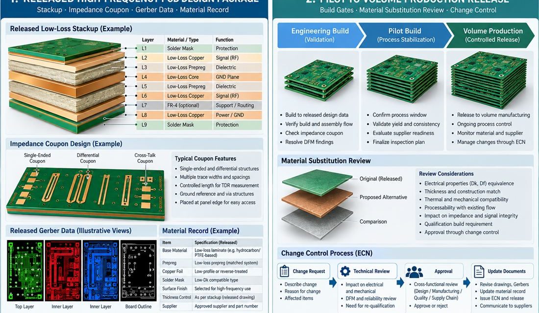A Production Release File for an Automotive High Frequency PCB