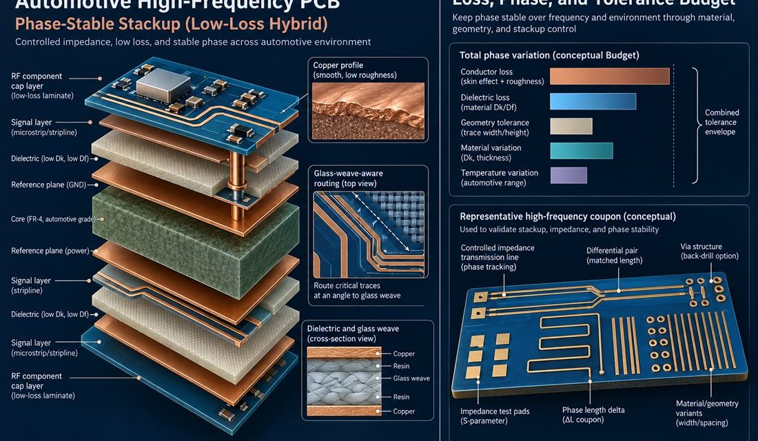 Choosing an Automotive High Frequency PCB Stackup for Phase-Stable Routing