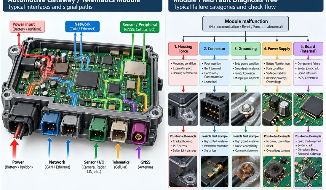 A Field-Ready Fault-Isolation Method for an Automotive Module PCB