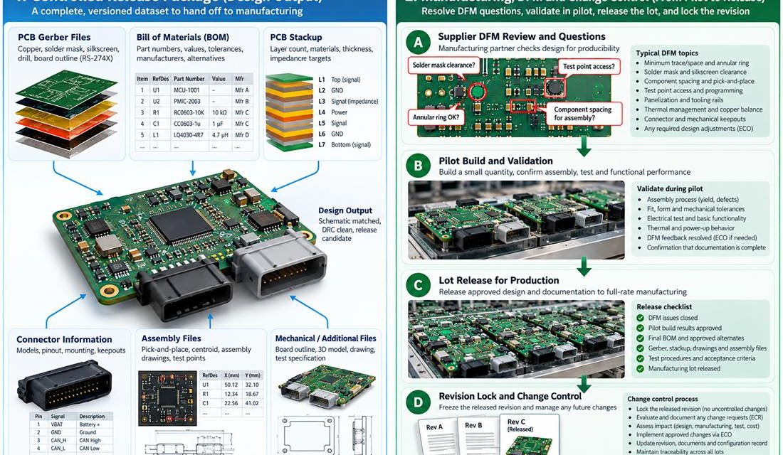 The DFM and Change-Control Package Behind an Automotive Module PCB Release