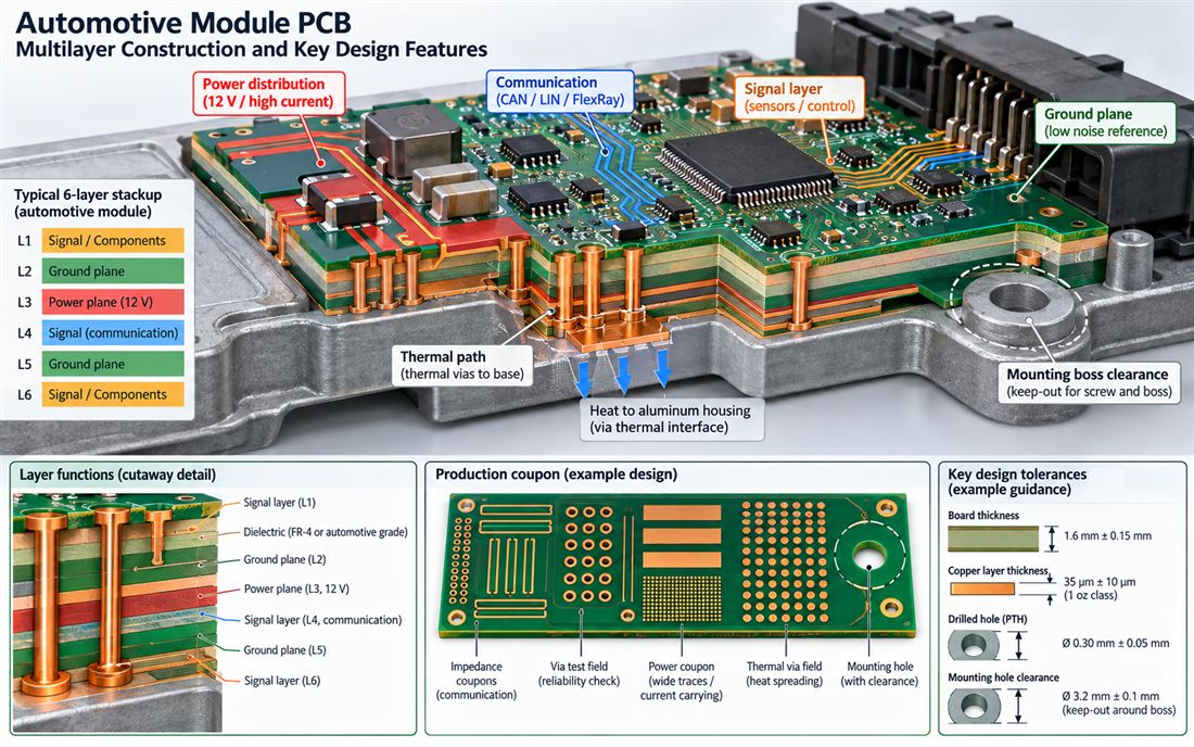 Automotive Module PCB