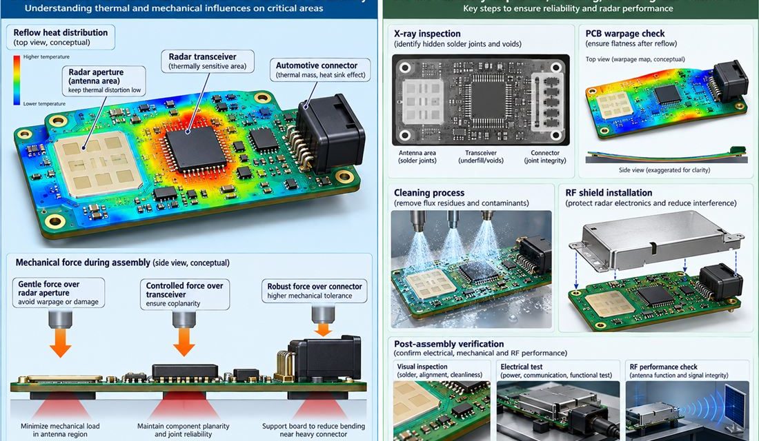Keeping Radar Geometry Stable Through Automotive Radar Sensor PCB Assembly