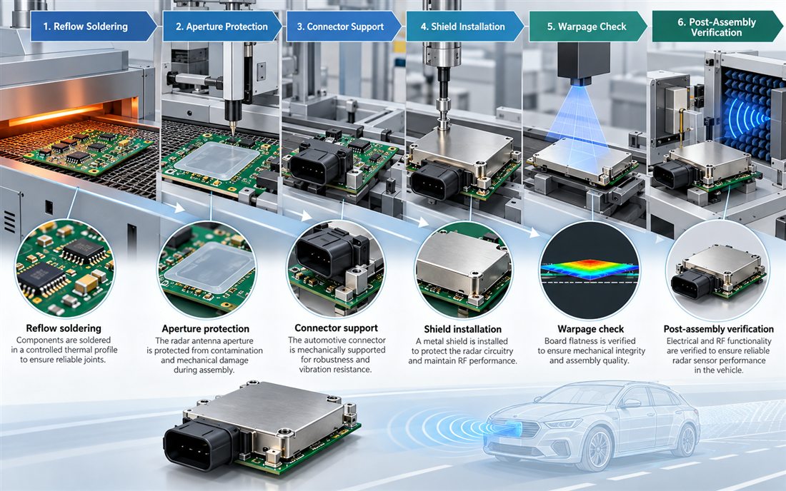Automotive Radar Sensor PCB