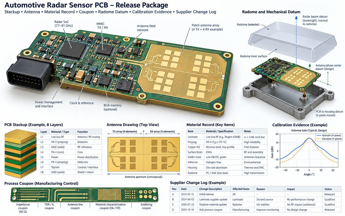 Automotive Radar Sensor PCB