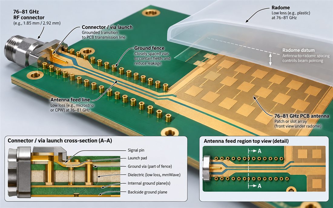Automotive Radar Sensor PCB