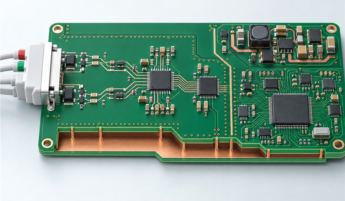 Healthcare PCB for ECG Front Ends: Keeping Patient Inputs Quiet at the Cable Boundary