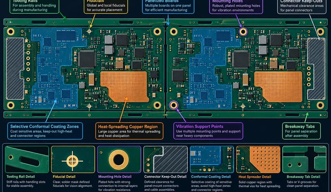 Industrial Automation PCB Panelization: Keeping Vibration and Coating Under Control