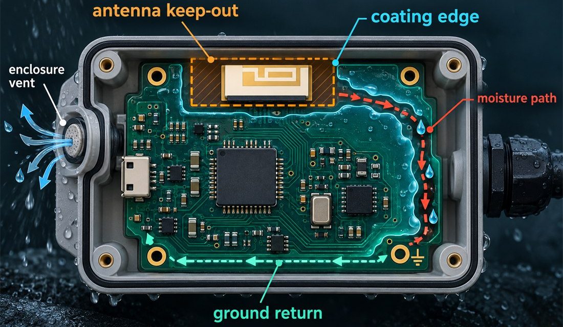 When a LoRa PCB Range Test Changes After Conformal Coating