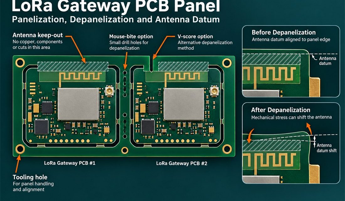 LoRa PCB Depanelization: 6 Controls That Protect Antenna Geometry