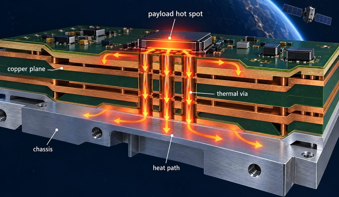 Satellite PCB Thermal Drift: Managing CTE, Copper Density, and Chassis Interfaces